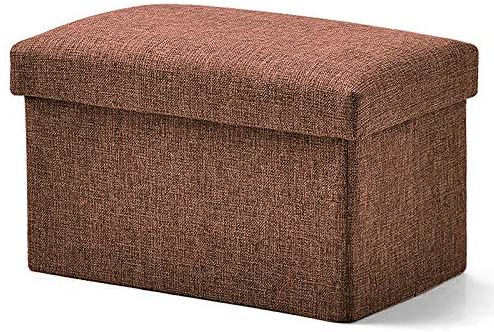 Storage box ottoman folding chair seat