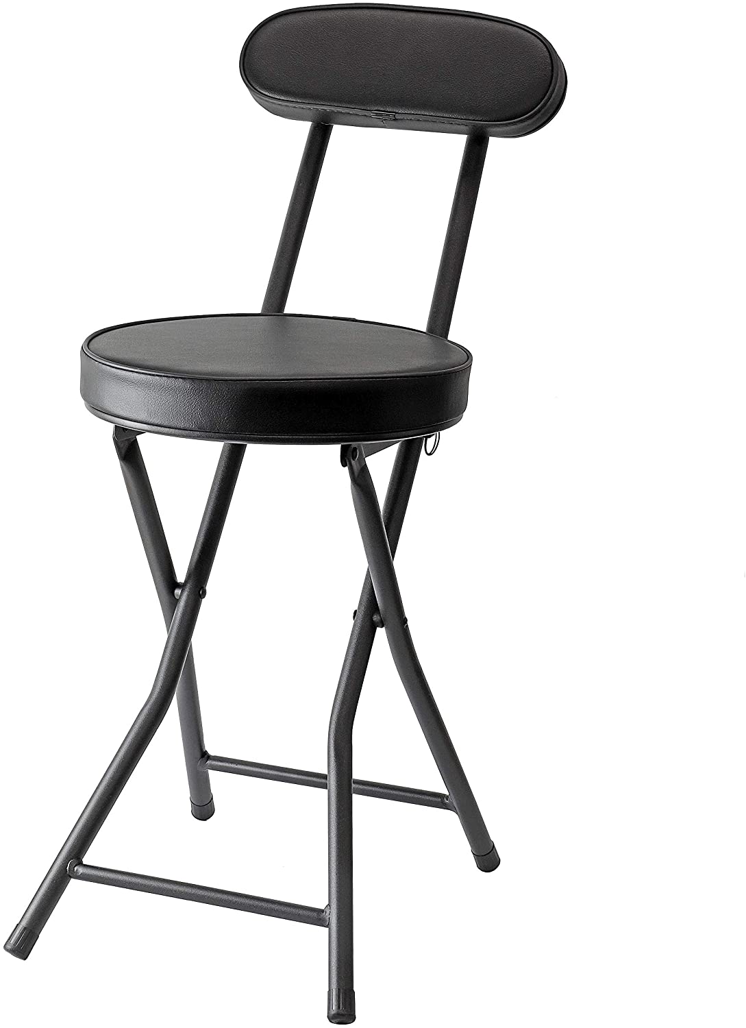 Parukinzoku folding pipe chair limited matte black