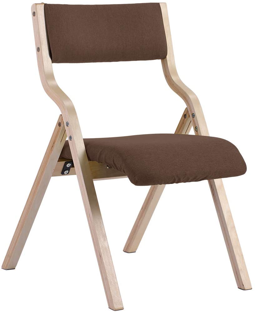 Dining chairs Folding chairs wooden fabric