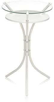 Side table glass 30 width round