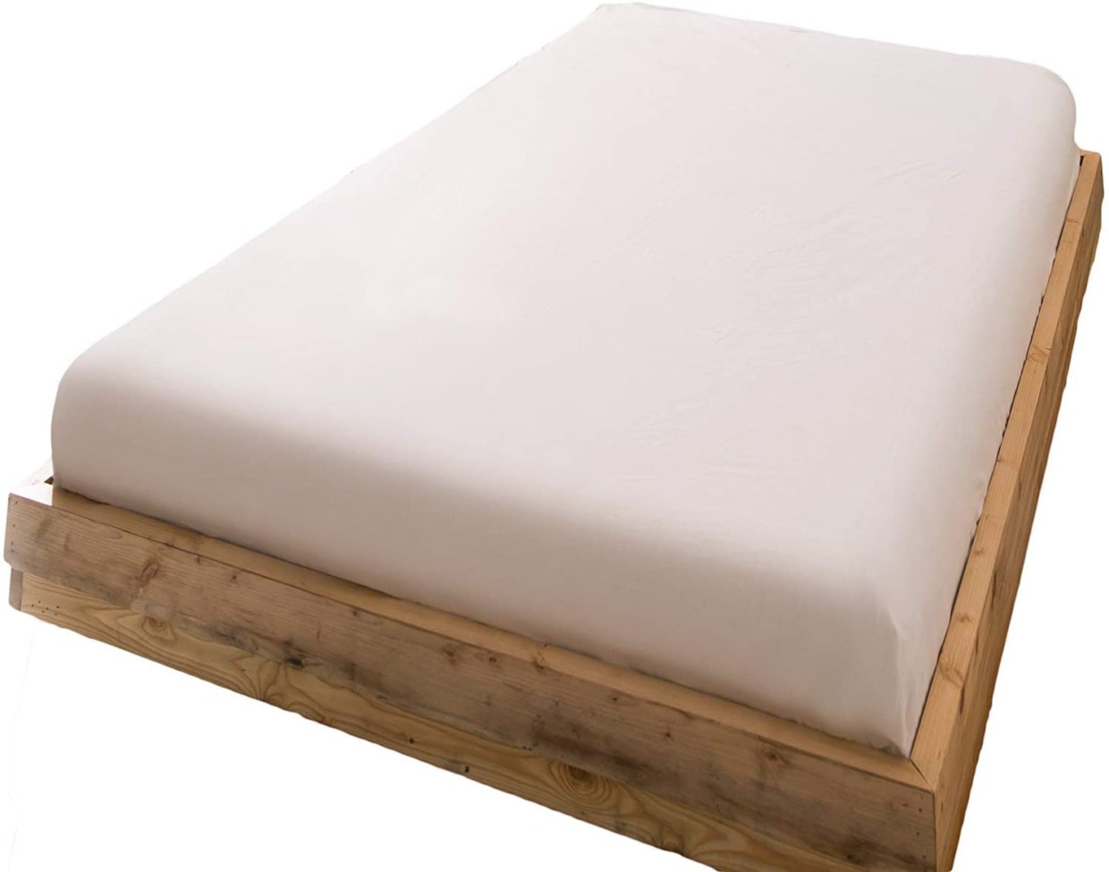 Fitted sheet double mattress cover