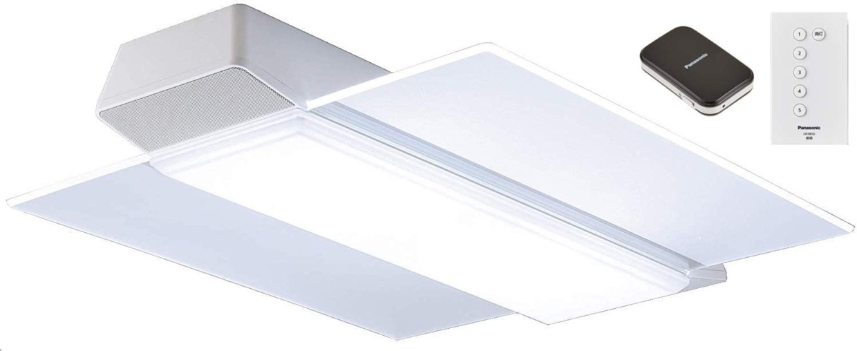 Bluetooth speaker with LED ceiling light