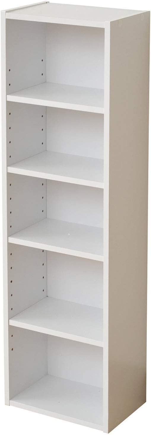 Bookshelf width 25.5 ?― depth 17 ?― height 90cm 5-stage