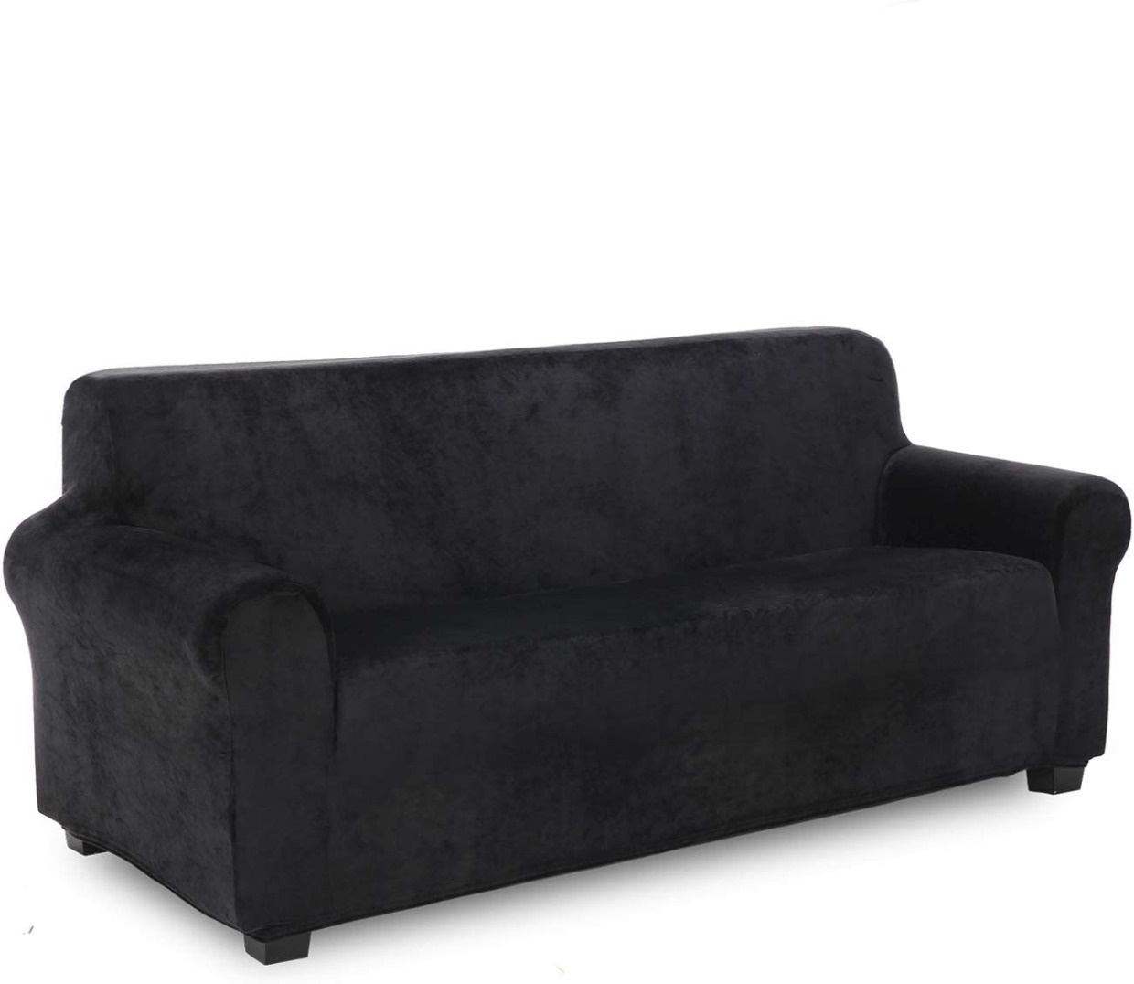 Flannel sofa cover three-seat elbow with plain