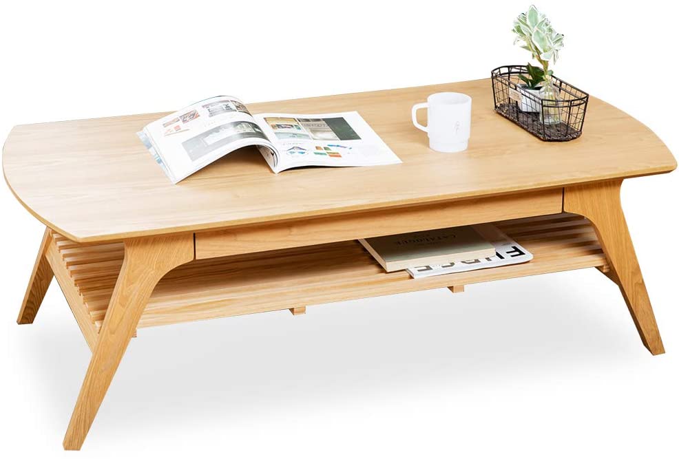 Low table drawer with storage